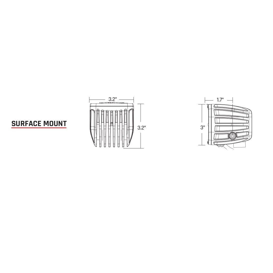 Rigid Radiance Pod Amber Backlight