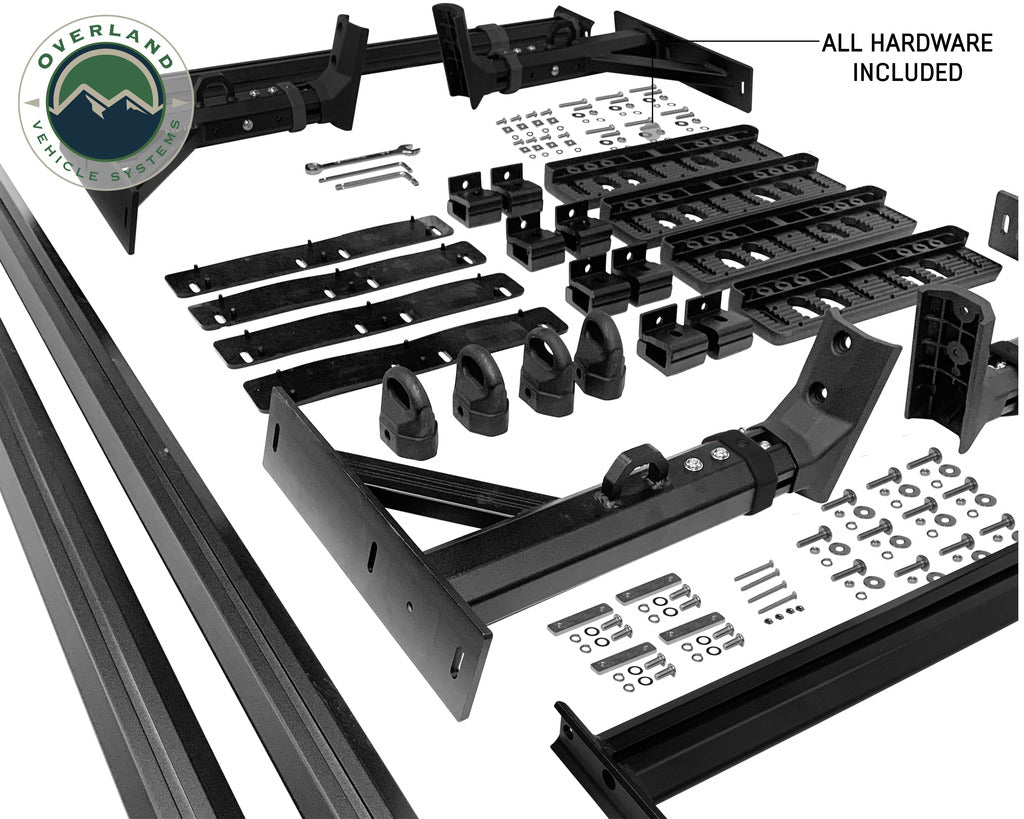 Overland Vehicle Systems Freedom Rack with Cross Bars and Side Supports