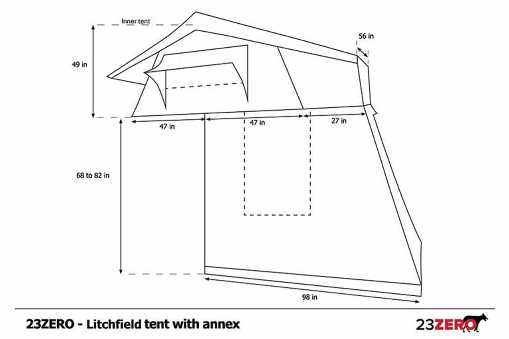 23ZERO Walkabout™ 56 Double Bed with LST