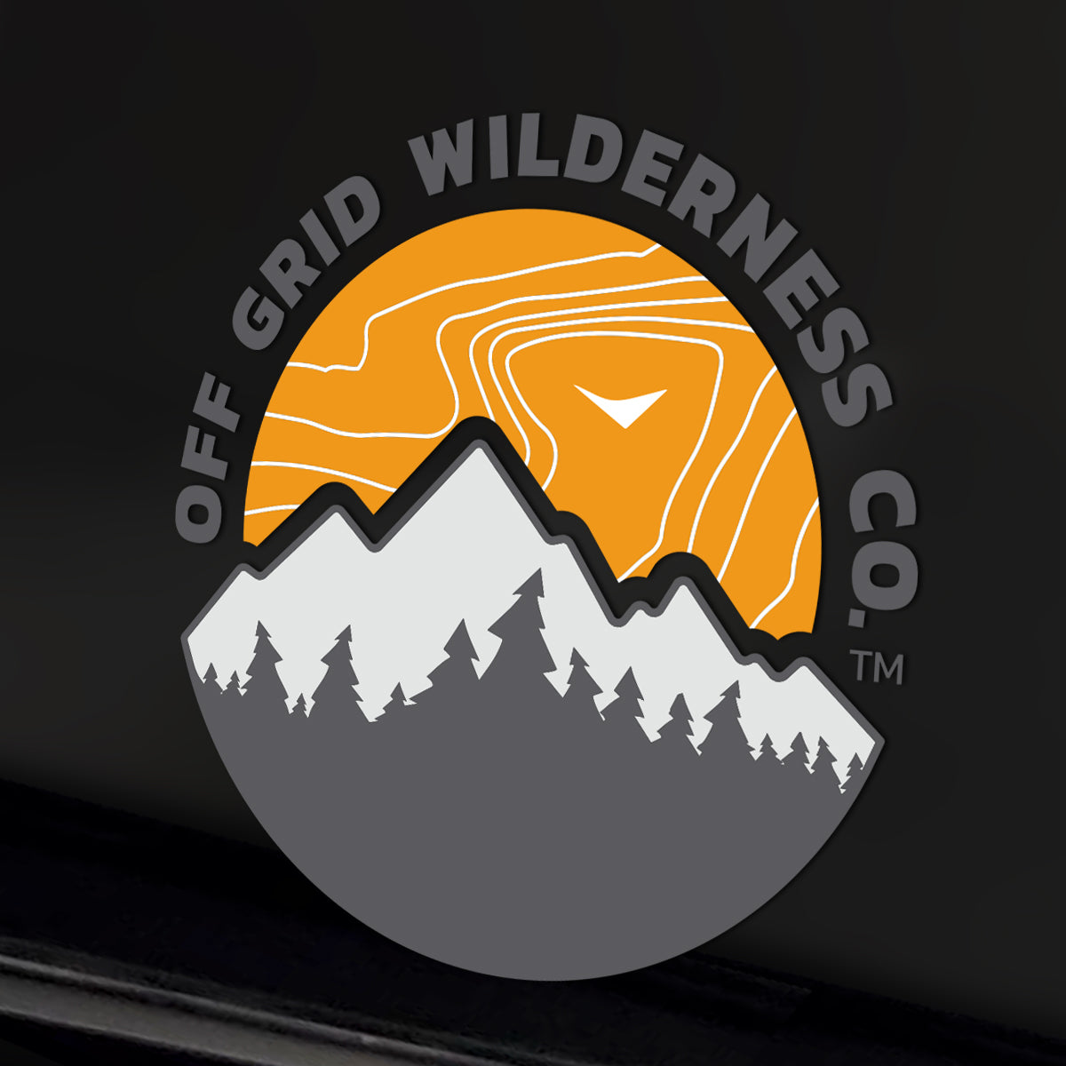 Off Grid Wilderness Co. Decal (Tri-Color)