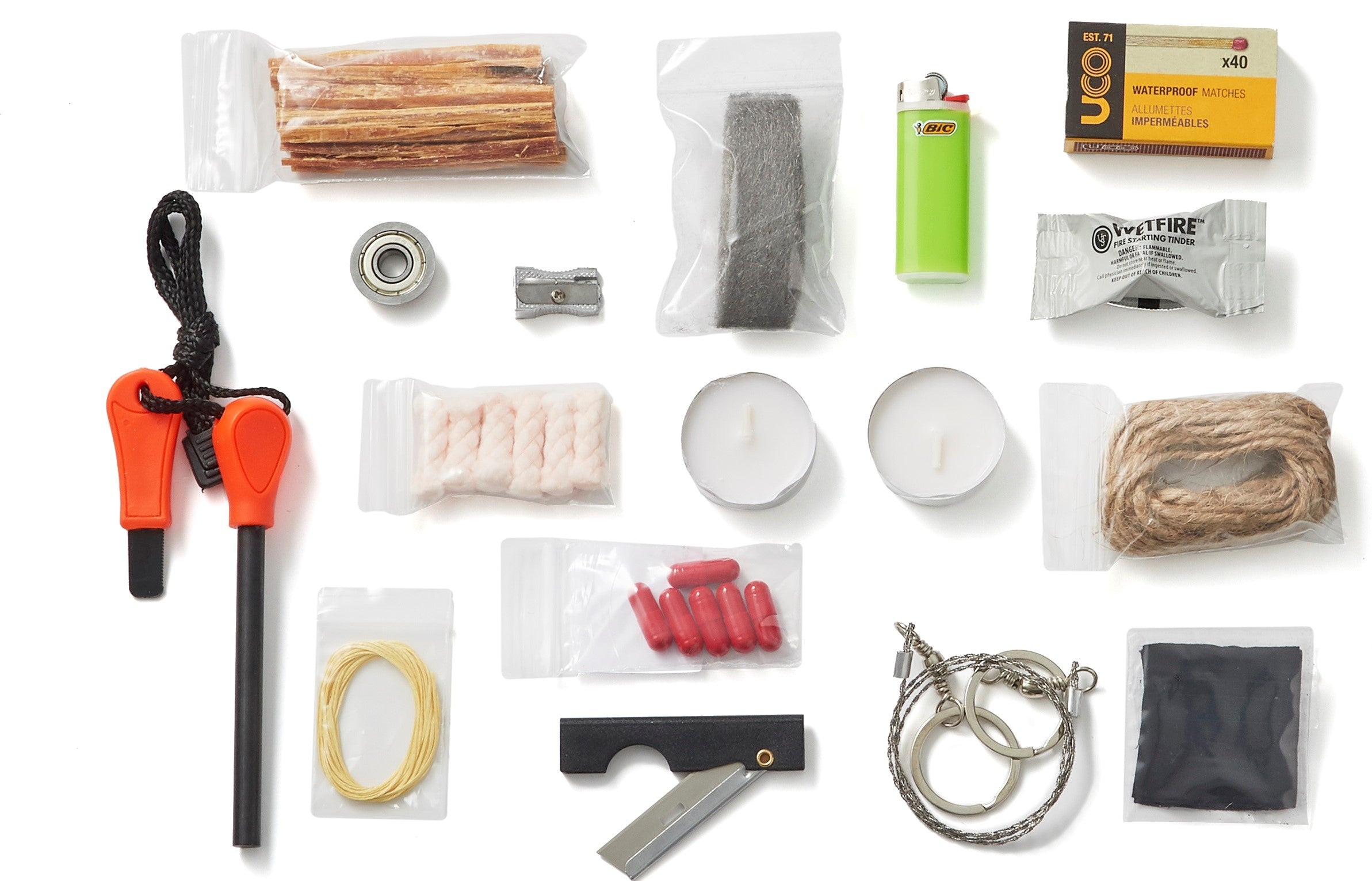 Off Grid Tools 33 Piece Fire Starting Kit