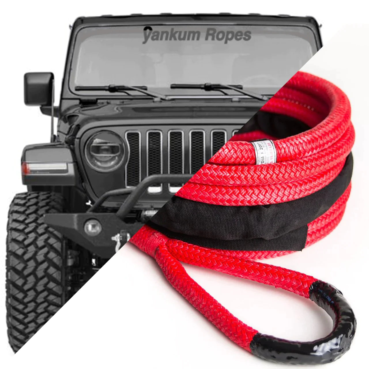 Yankum 7/8" Kinetic Recovery Rope "Python"