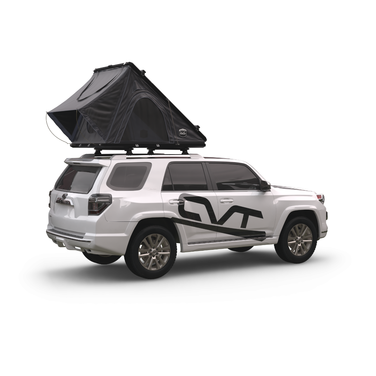 CVT Mt. Hood Roof Top Tent - Small 50" - Black - Double Channel