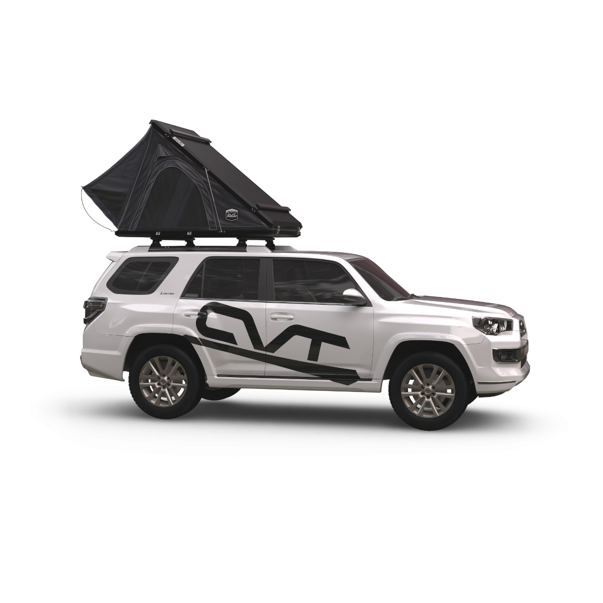 CVT Mt. Hood Roof Top Tent - Small 50" - Black - Double Channel